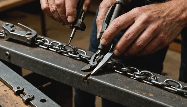 Comment réparer un maillon de chaîne cassé