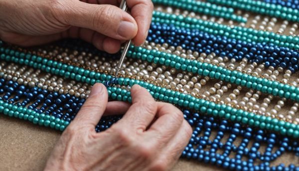 Comment terminer un tissage de perles proprement