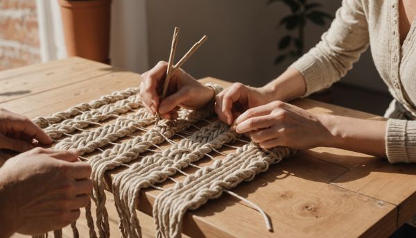 Les techniques de macramé pour débutants